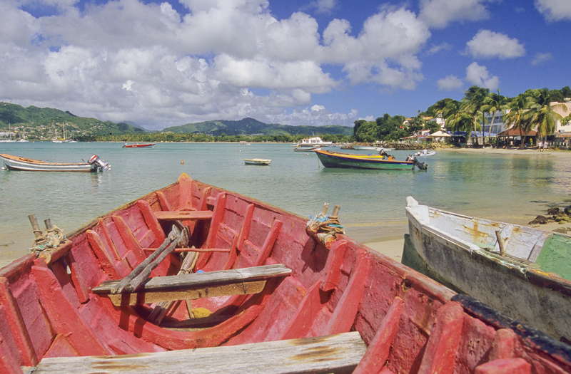 Venenäkymä Martinique