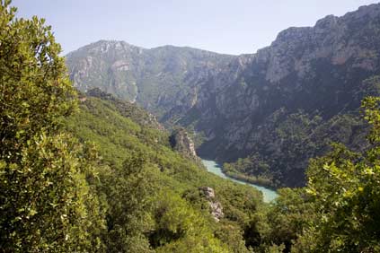 kanjoni luonnonpuistossa Provence