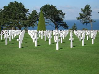 Omaha Beachin haudat Normandia